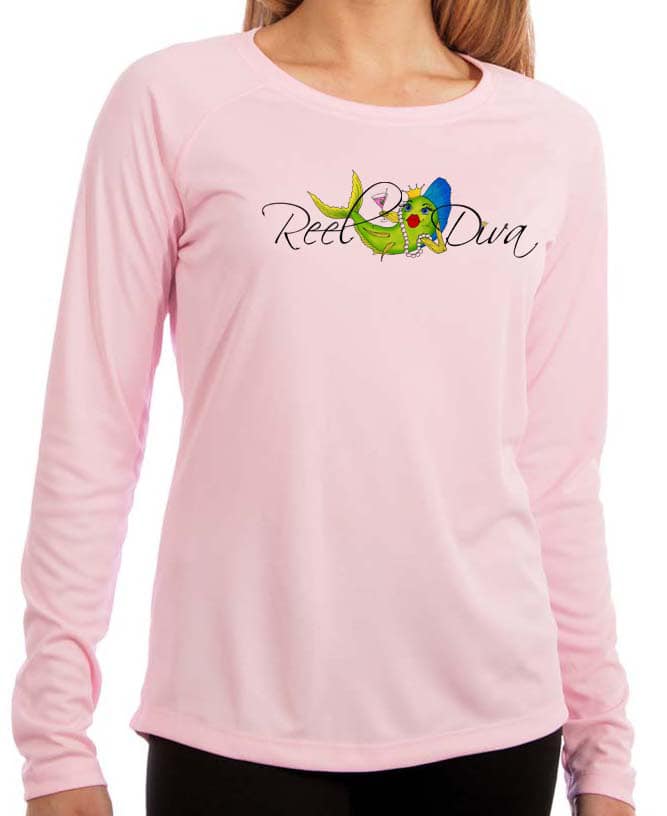 Women's Long Sleeve UPF Shirt- Pink Blossom